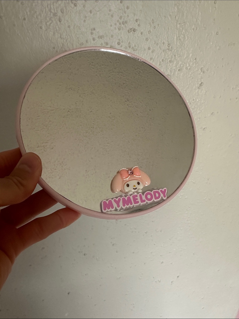 My Melody Pink Round Compact Mirror